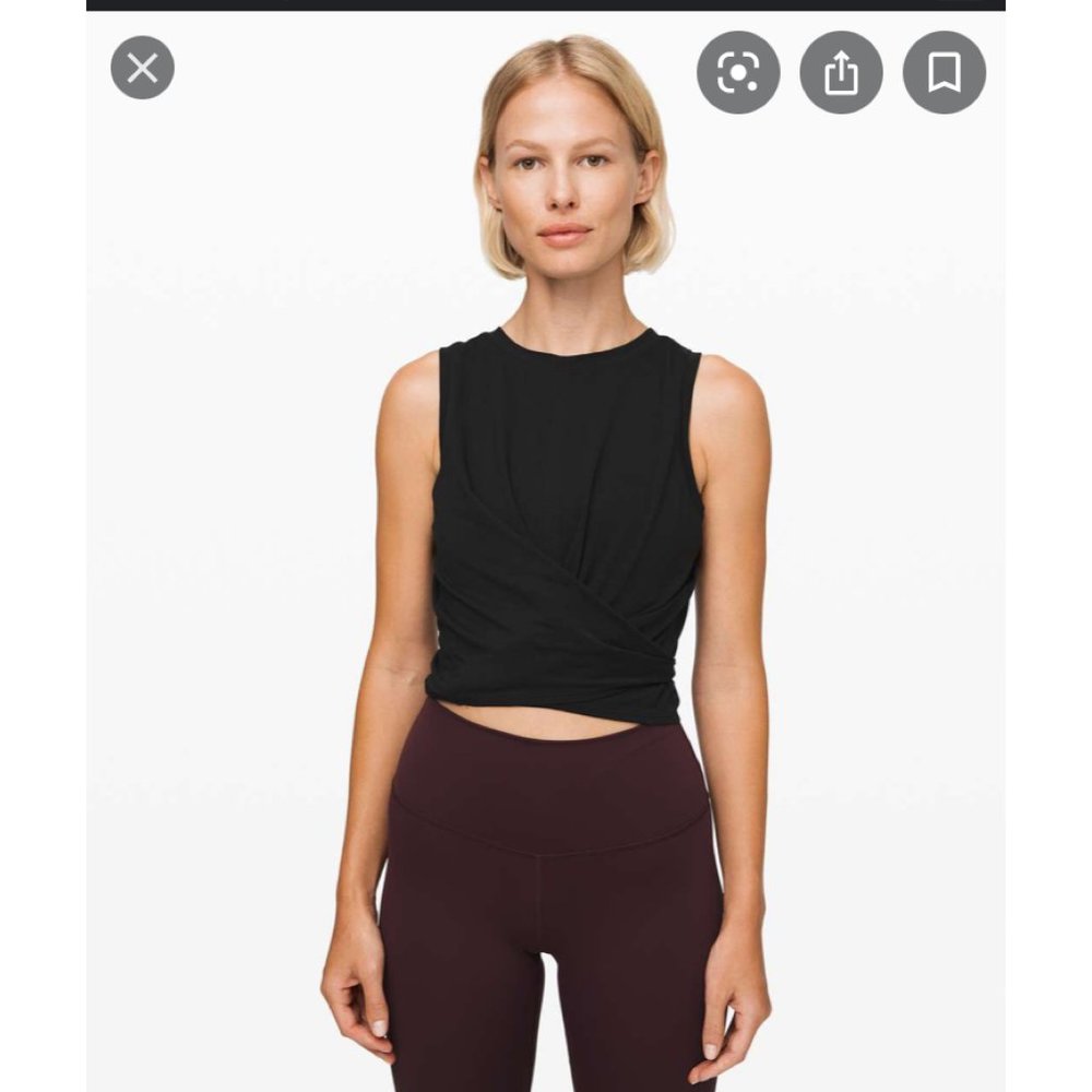 Time to Restore Black Lululemon Sz 8